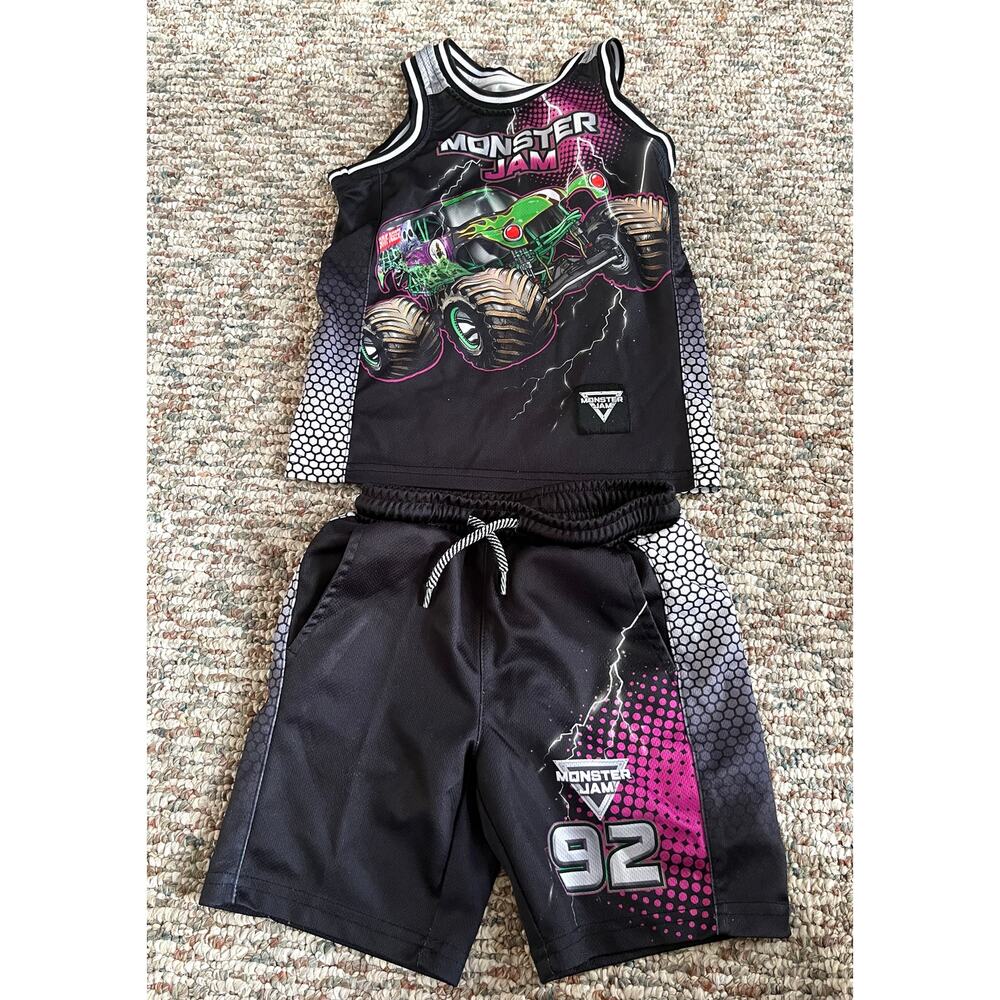 Monster Jam Kids 2-Piece Athletic Set – Size XS (4/5)